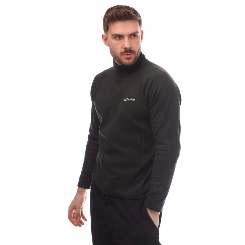 Image of Berghaus Cuerden half Zip Fleece - Black S