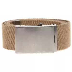 Image of Duke Mens Kingsize Edward Plain Webbing Belt (3XL) (Khaki)