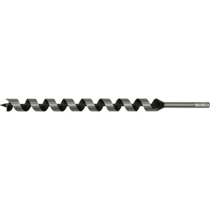 Image of Loops 28 x 460mm Hardened Auger Wood Drill Bit - Hexagonal Shank - Woodwork Timber Multi