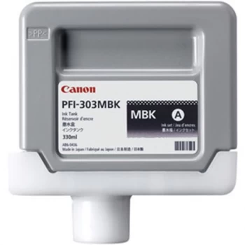 Image of Canon PFI303MBK Matte Black Ink Cartridge
