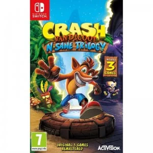 Image of Crash Bandicoot N Sane Trilogy Nintendo Switch Game