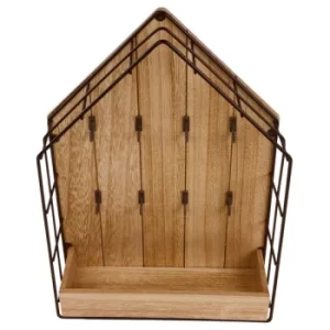 Image of Wood & Wire House Key Storage Unit