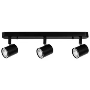 Image of Forlight Lighting - Forlight Keeper Triplex - Triple Adjustable Spotlight Bar GU10 Black