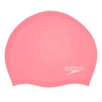 Image of Speedo Silicone Swimming Cap Adults - Neon Fire