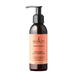 Image of Sukin Brightening radiance gel cleanser 125ml