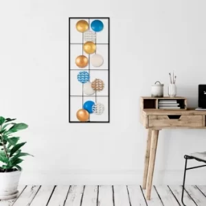 Image of Limerence Multicolor Decorative Metal Wall Accessory