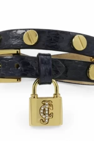 Image of Juicy Couture Jewellery Double Wrap Screw Leather Bracelet JEWEL WJW538-411