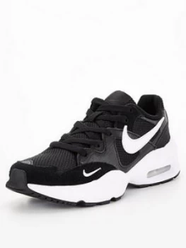 Image of Nike Air Max Fusion Childrens Trainers - Black/White