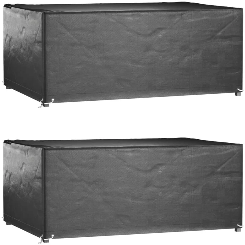 Image of VIDAXL Vidaxl - Garden Furniture Covers 2 pcs 8 Eyelets 180x122x75cm Rectangular 8720845747091