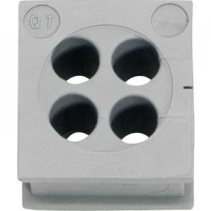Image of Icotek QT 45 Cable grommet Terminal max. 5mm Elastomer Grey