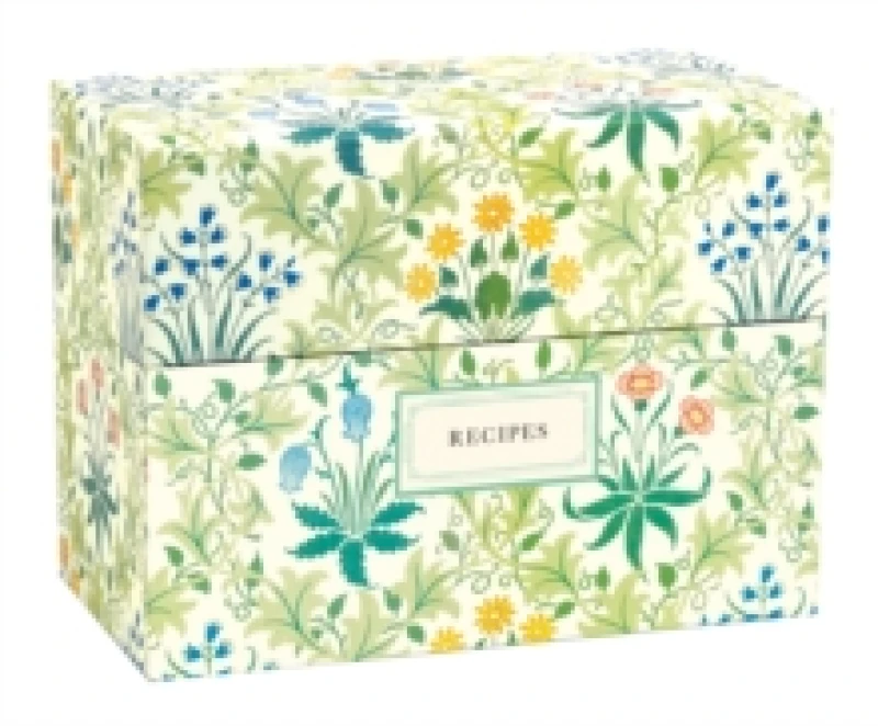 Image of Victoria & Albert Museum William Morris Recipe Box. Novelty book. By Galison, Victoria Albert Museum Books