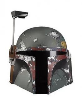 Image of Star Wars The Black Series Boba Fett Premium Electronic Helmet