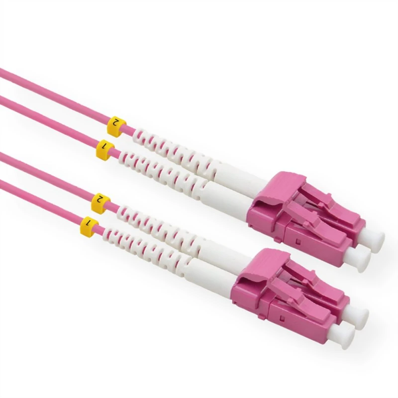 Image of Value 21.99.8831 fibre optic cable 1m LC OM4 Pink