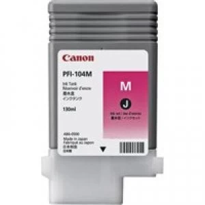 Image of Canon 3631B001 PFI104 Magenta Ink 130ml