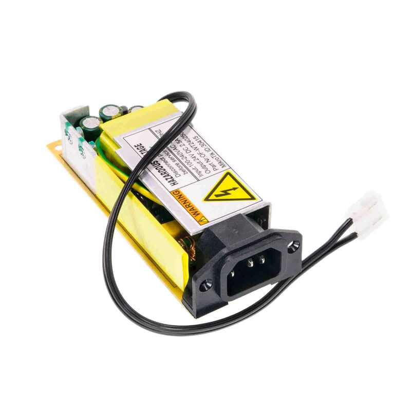 Image of Mikrotik 24V2APOW power adapter/inverter Indoor 60 W Black. Yellow