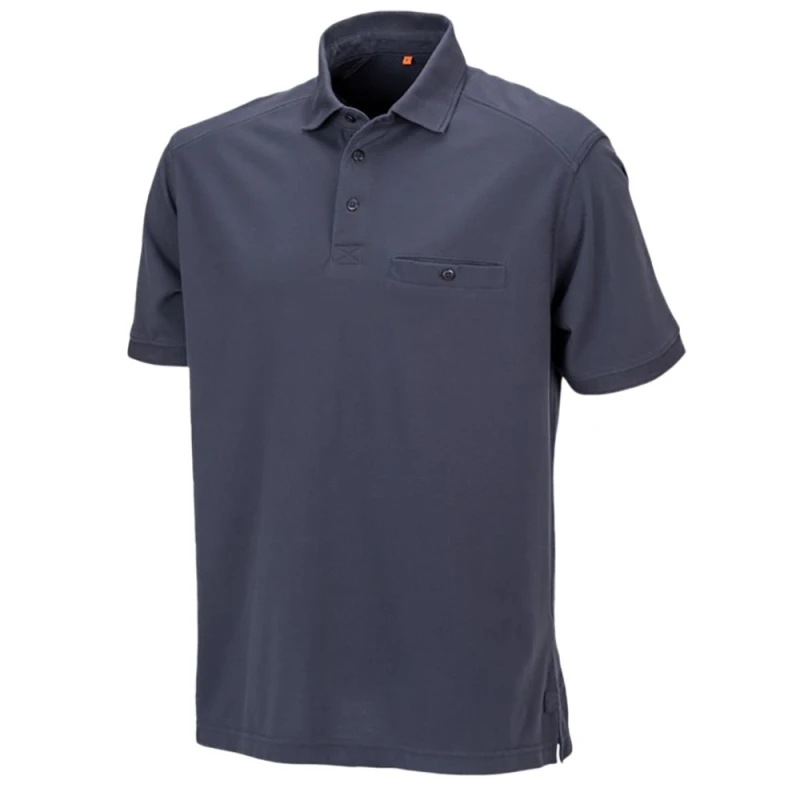 Image of Result Result Men Work-Guard Apex Short Sleeve Polo Shirt in Navy Size: X-Small Navy XS Male 5057520300078