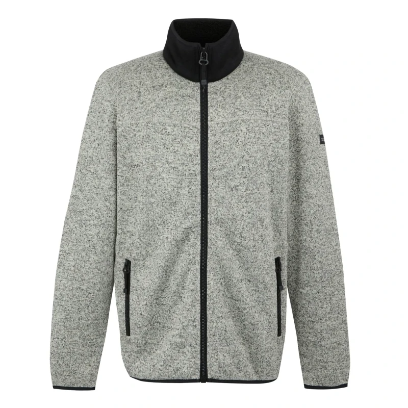 Image of Regatta Regatta Men Branleigh' Full Zip Fleece in Grey Size: Small Grey S Male 5063019795119