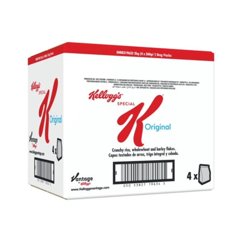 Image of Kelloggs Kellogg's Special K Bag 500g (Pack of 4) 5119633000 5119633000