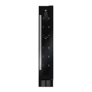 Image of CDA FWC153BL 15cm Freestanding Wine Cooler in Black 7 Bottle