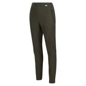 Image of Regatta Pentre Stretch Trousers Short Leg - Green