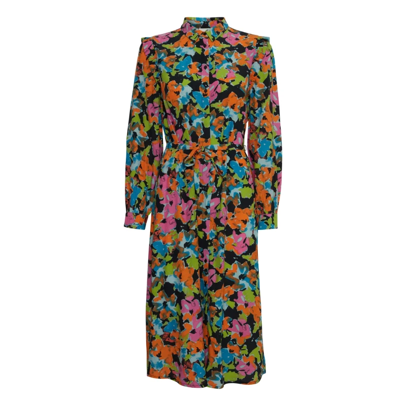 Image of Ichi Womens shirt dress Ichi Ganava Multicolore Female 36