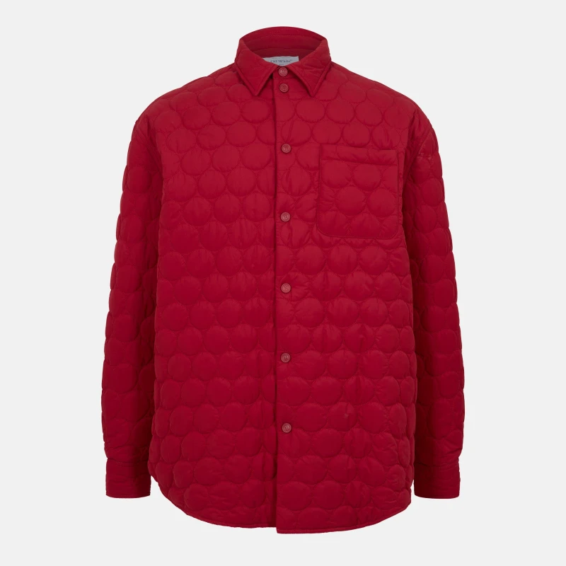 Image of Off White Mens Overshirt Red male XS