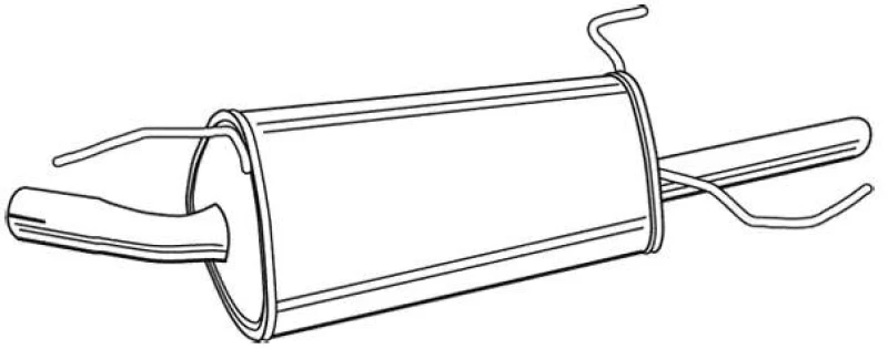Image of VEGAZ OS-382ERNS Rear silencer Rear End Silencer (3437)