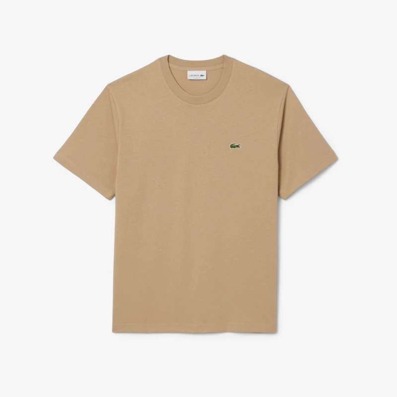 Image of Lacoste Jersey Crew Neck T-Shirt taupe Men S;M;L