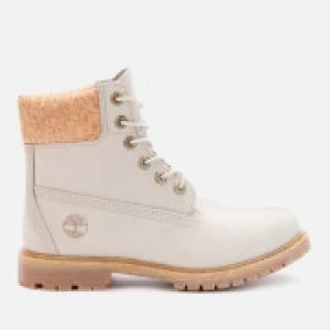 Image of Timberland Womens 6" Nubuck Premium Boots - Light Taupe/Cork - UK 5