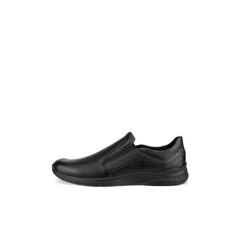 Image of Ecco Irving 511744 Leather Mens Slip On Shoes - Black - Size:UK 11.5