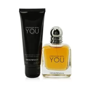 Image of Emporio Armani Stronger With You Gift Set 50ml Eau de Toilette + 75ml All Over Body Shampoo