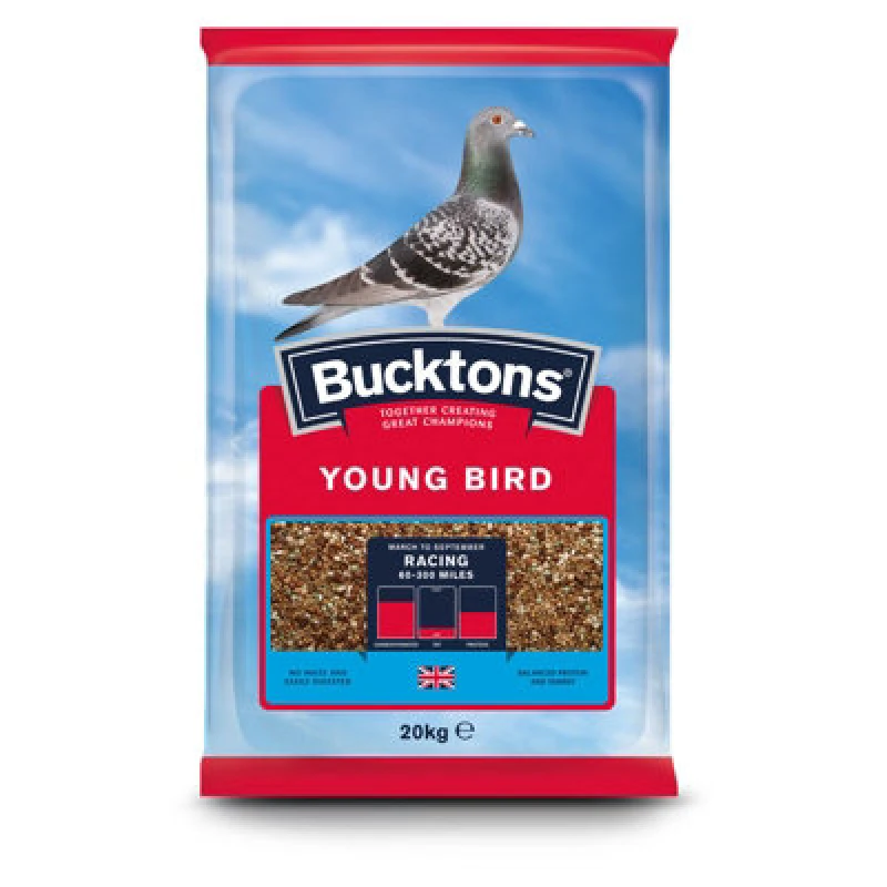 Image of Bucktons Young Bird Racing Food 20kg Multi unisex