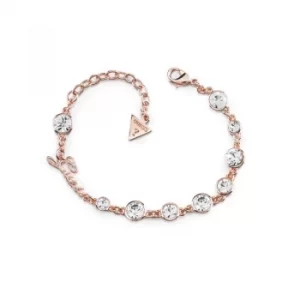 Image of Ladies Guess Crystal Beauty Rose Gold Bracelet