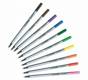 Image of Value Fineliners Assorted Colours PK10