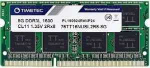 Image of 8GB (1x8GB), DDR3 1600MHz, Non-ECC, 204-pin SO-DIMM, Unbuffered