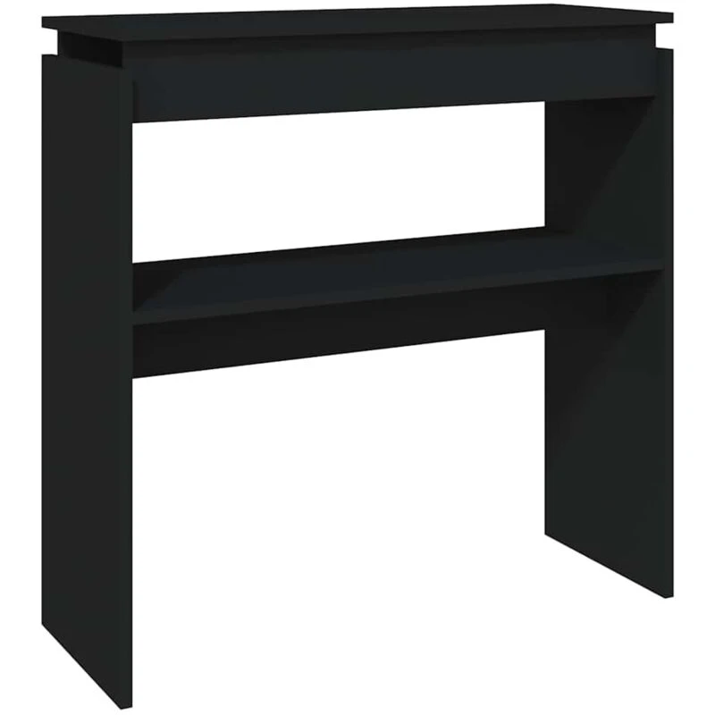 Image of VIDAXL Console Table Black 80x30x80cm Engineered Wood Vidaxl 8720286606551