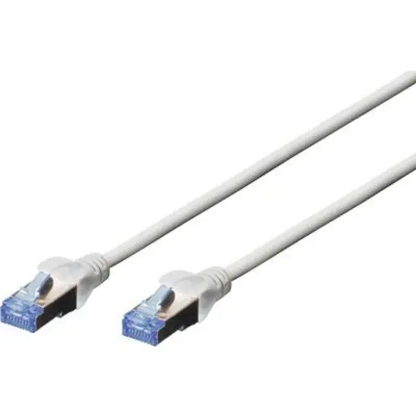 Image of Digitus DK-1531-100 RJ45 Network cable, patch cable CAT 5e SF/UTP 10.00 m Grey DK-1531-100