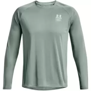 Image of Under Armour Armour Armourprint Long Sleeve Top Mens - Green