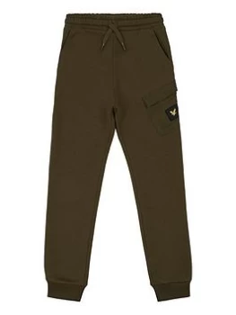 Image of Lyle & Scott Boys Pocket Sweatpant - Khaki, Size 7-8 Years