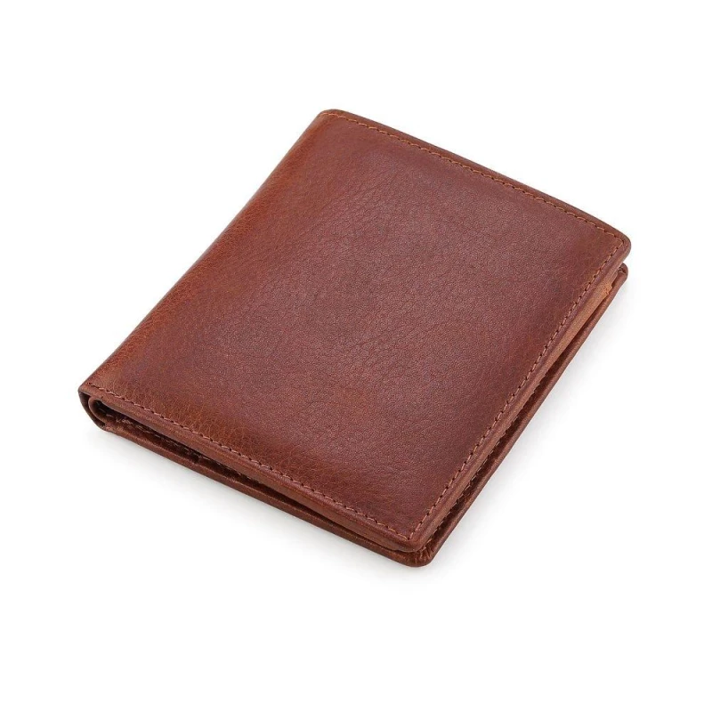 Image of PRIMEHIDE 'Tuscan' Leather Mens Trifold Wallet Tan