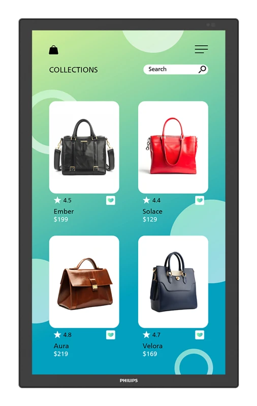 Image of Philips 3000 series 32BDL3751T/00 Signage Display Interactive flat pan