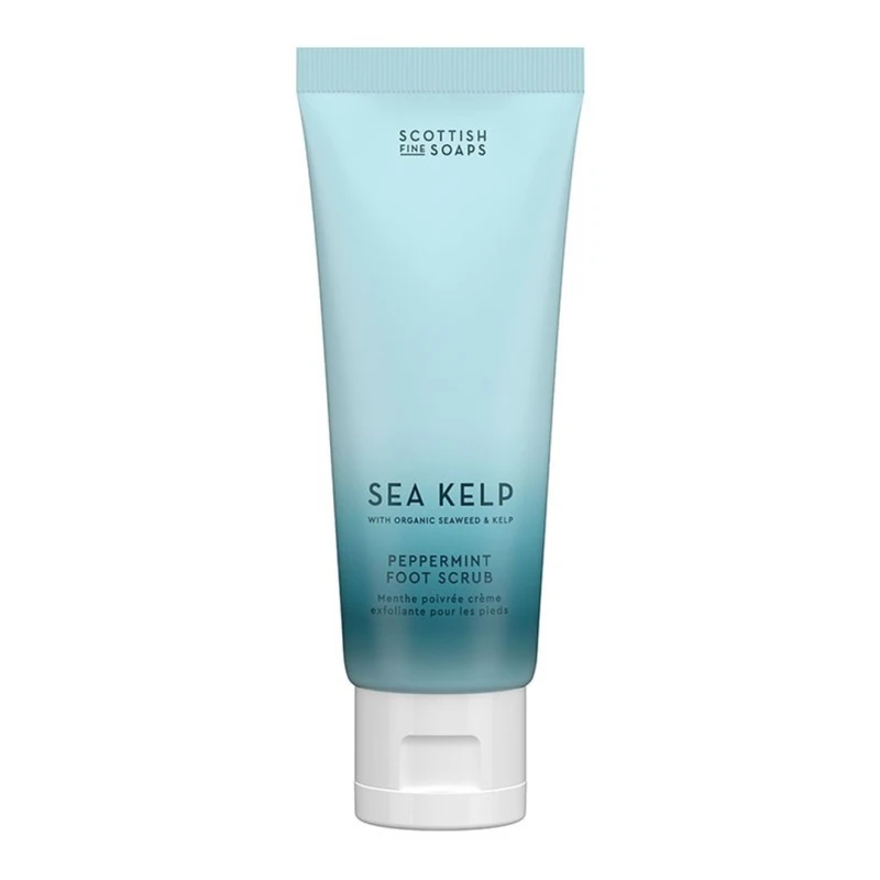 Image of Scottish Fine Soaps Scottish Fine Soaps Sea Kelp Peppermint Scrub in Clear Clear One Size Unisex 5016365100298