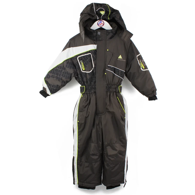 Image of Peak Mountain Ski suit for children Peak Mountain Ecombo Marron Male 4 ans ECOMBO/3-8/AN-MARRON