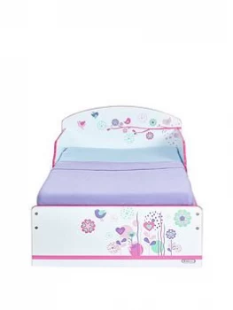 Image of Hello Home Flowers And Birds Toddler Bed