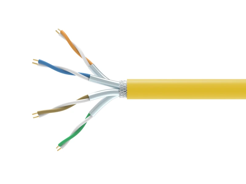 Image of Equip 404563 networking cable Yellow 1000 m Cat7a S/FTP (S-STP)