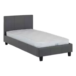 Image of Seconique Prado 3' Bed - Grey Pu