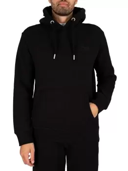 Image of Vintage Logo Embroidered Pullover Hoodie