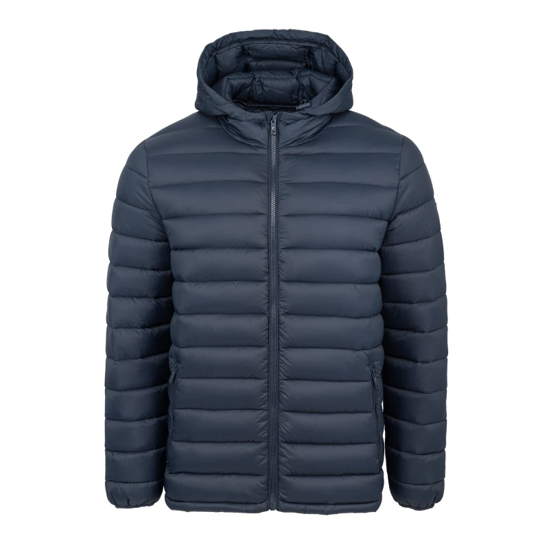 Image of SoulCal Mens Soul Cal Micro Bubble Short Puffer Jacket Navy male S