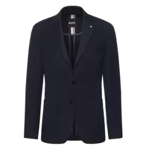 Image of Boss Hanry Textured Jacket - Blue