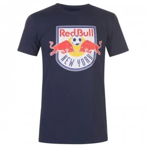 Image of MLS Logo T Shirt Mens - NY Red Bulls